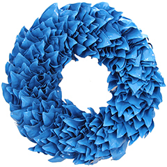 Dazzling Blue Lacquer Wreath