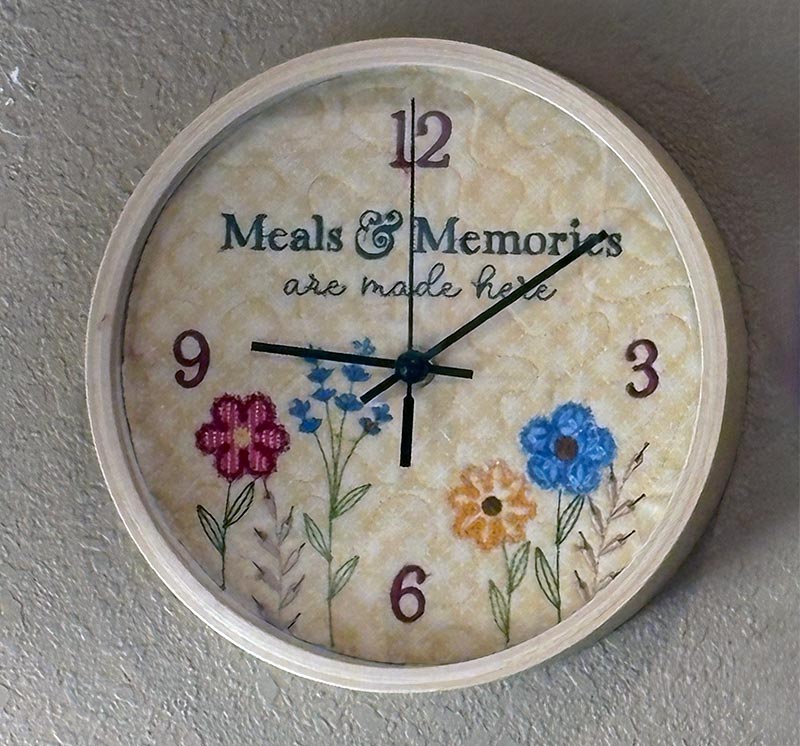 Hand made clock