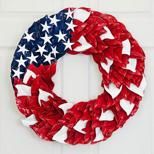 America the Beautiful Lacquer Wreath