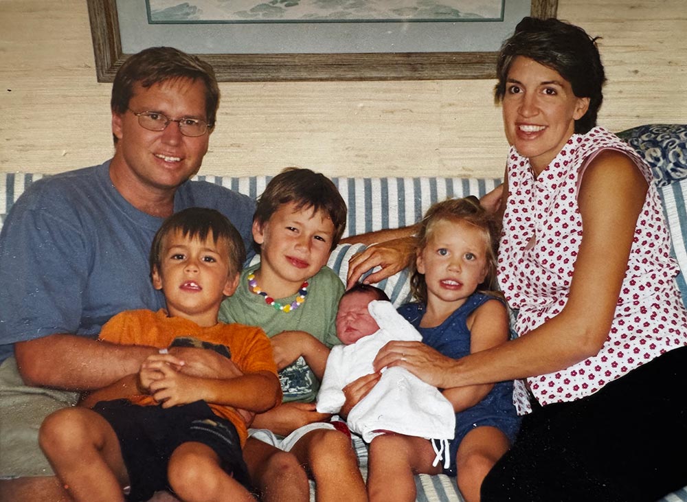 Roth Family on Couch