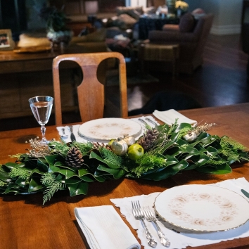 Golden Cedar Centerpiece