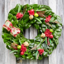 Magnolia Holiday Wreath