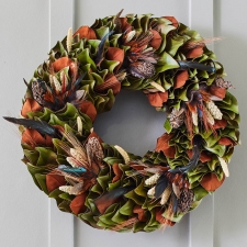 Turkey Pheasant Wreath