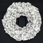 White Lacquer Wreath