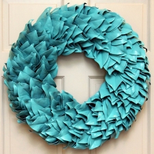 Turquoise Lacquer Wreath
