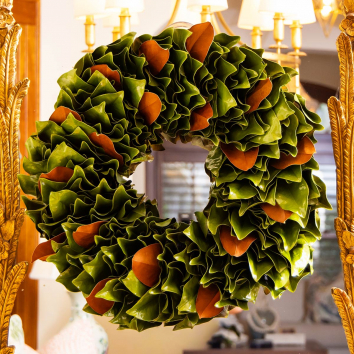 Granny Smith & Copper Lacquer Wreath