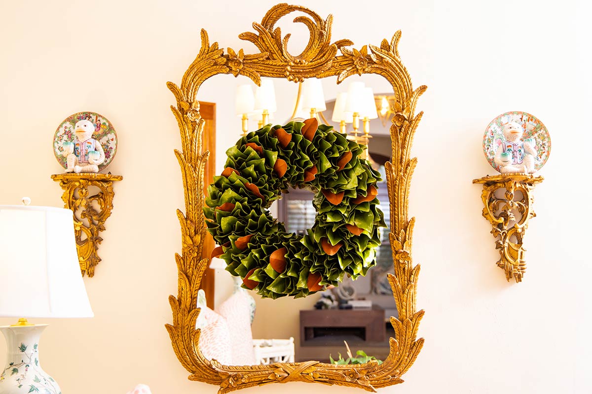 Granny Smith & Copper Lacquer Wreath