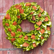 Granny Smith & Copper Lacquer Wreath