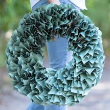 Seawashed Lacquer Wreath