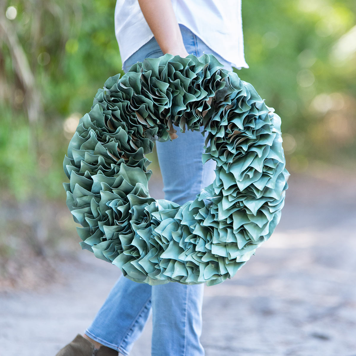 Seawashed Lacquer Wreath