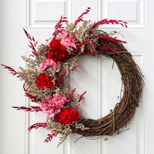 Passion In Bloom Vine Wreath