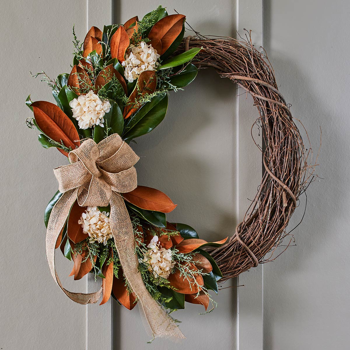 The Magnolia Company Natural Vine Wreath