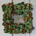 Fresh Bunches Square Wreath