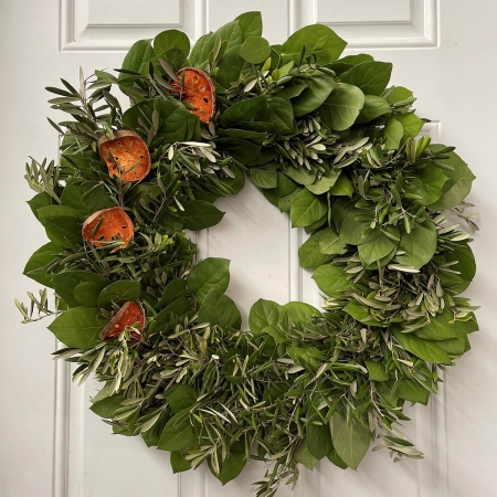 Citrus Sunrise Wreath
