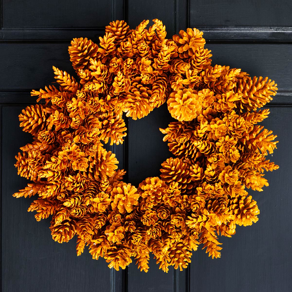 Orange Natural Festive Wreath