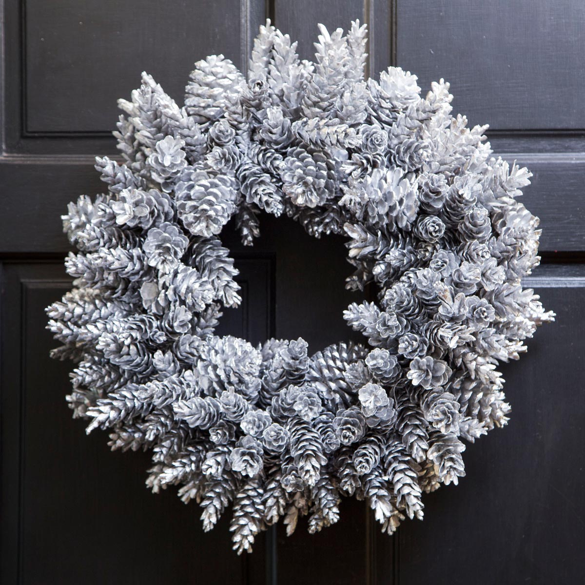 The Magnolia Company Silver Pinecone Wreath