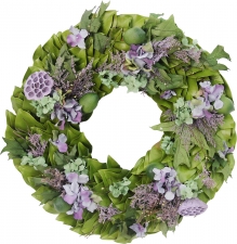 Lavender & Lime Wreath