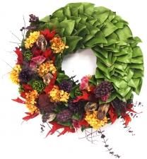 Color Rush Magnolia Wreath